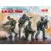 Команда S.W.A.T. комплект фігурок 1/24  ICM DS2401
