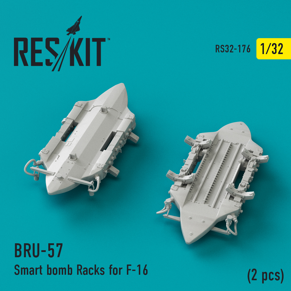 Балковий тримач BRU-57 для F-16 (2 шт.) 1/32 ResKit RS32-0176 Балковий тримач BRU-57 для F-16 (2 шт.) 1/32 ResKit RS32-0176