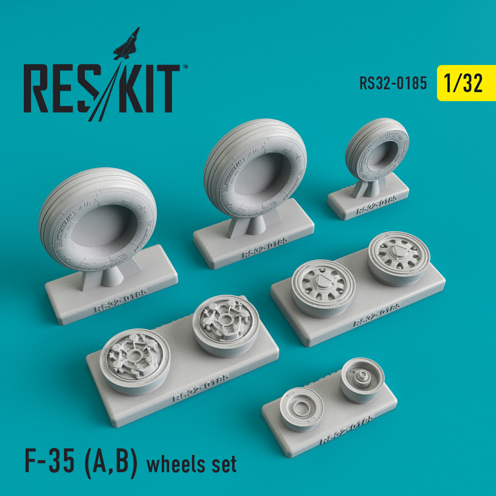 F-35 (A,B)  wheels set  1/32 ResKit RS32-0185