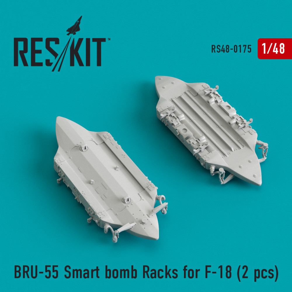 Балковий тримач BRU-55 для F-18 (2 шт.) 1/48 ResKit RS48-0175 Балковий тримач BRU-55 для F-18 (2 шт.) 1/48 ResKit RS48-0175