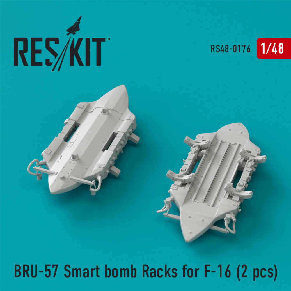 Балковий тримач BRU-57 для F-16 (2 шт.) 1/48 ResKit RS48-0176 Балковий тримач BRU-57 для F-16 (2 шт.) 1/48 ResKit RS48-0176