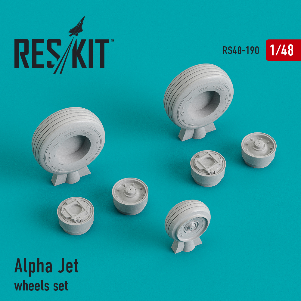 Alpha Jet wheels set 1/48 ResKit RS48-0190