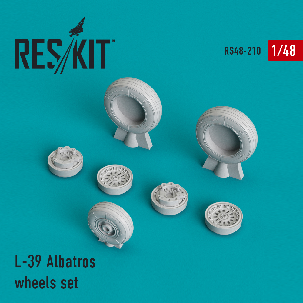 L-39 Albatros wheels set 1/48 ResKit RS48-0210