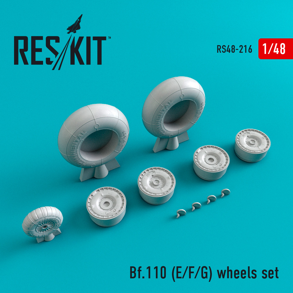 Bf.110 (E/F/G)  wheels set  ResKit RS48-0216