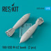 FAB-500 M-62 bomb (2 pcs) (Su-17, Su-22, Su-24, Su-25, Su-34) 1/72 ResKit RS72-0134