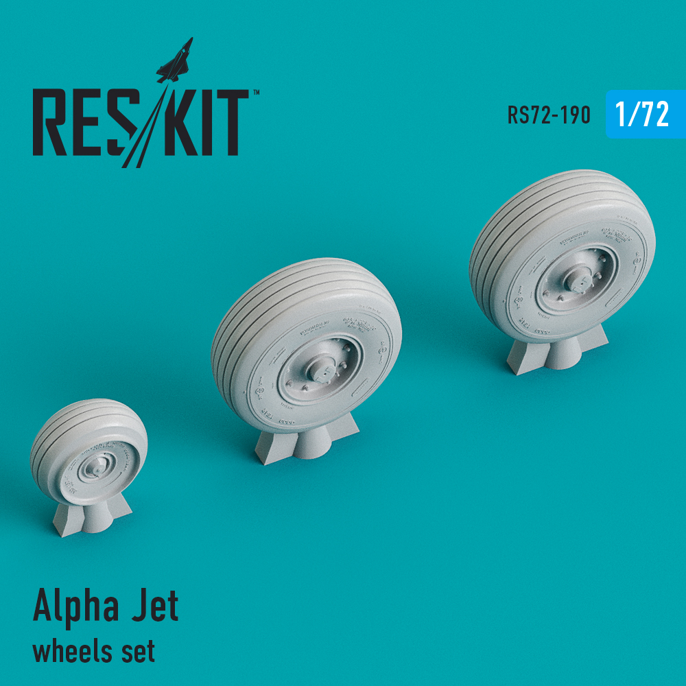 Alpha Jet wheels set  1/72 ResKit RS72-0190