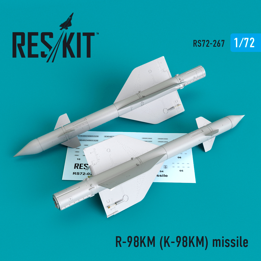 R-98KM (K-98KM) missile (2 PCS) (Su-11, Su-15, Yak-28) ResKit RS72-0267