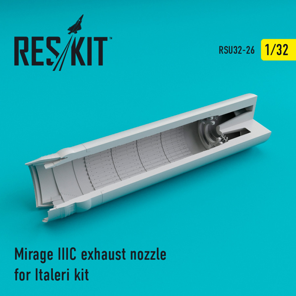 Вихлопні форсунки для Mirage IIIC для Italeri Kit 1/32 ResKit RSU32-026