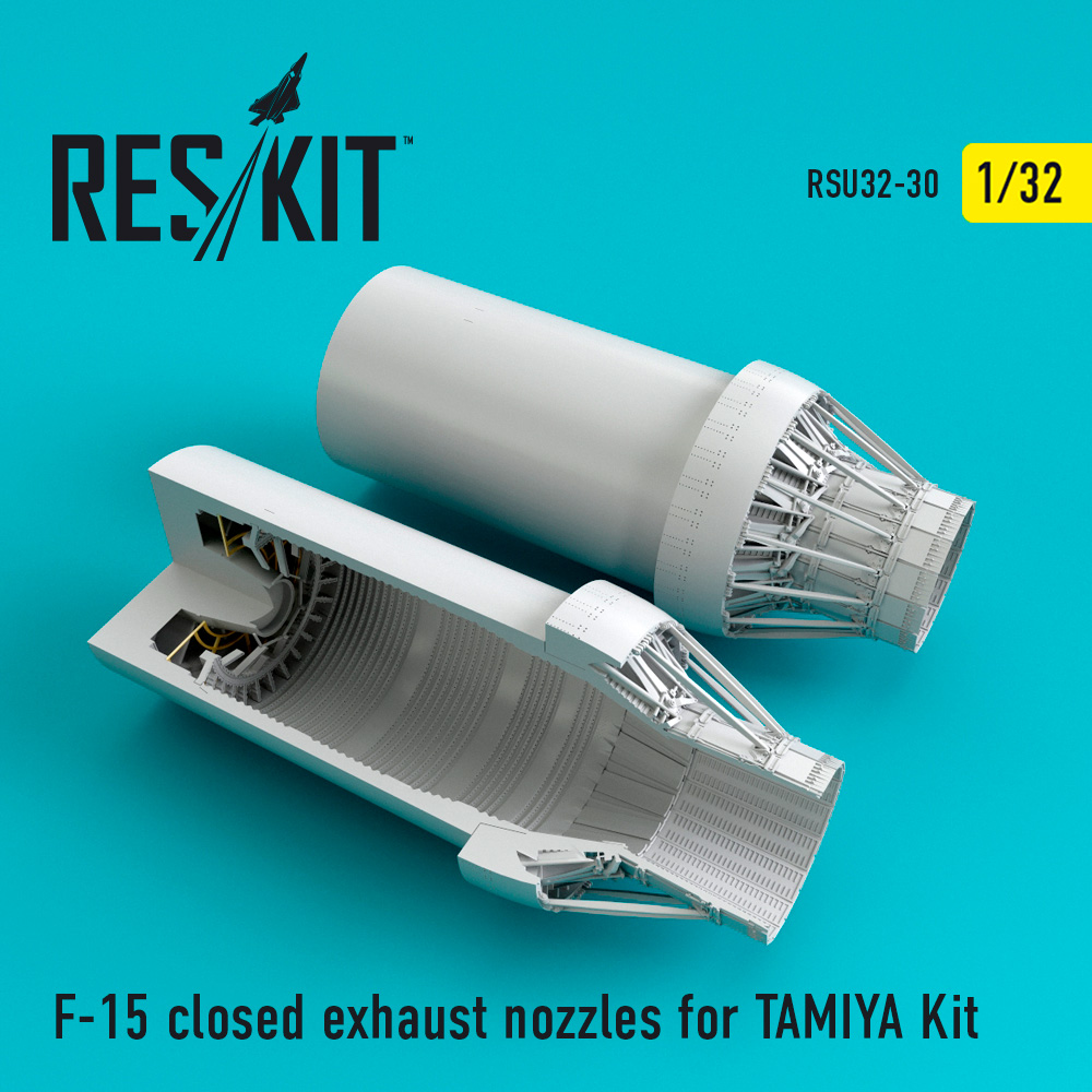Вихлопні форсунки для F-15 закриті для TAMIYA Kit 1/32 ResKit RSU32-030