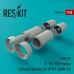 Випускні форсунки  MiG-25 P,  PD, PDS для  Kitty Hawk Kit 1/48 ResKit RSU48-0044
