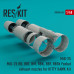 Випускні форсунки MiG-25 RB, RBT, BM, RBK, RBF, RBSh для Kitty Hawk Kit 1/48 ResKit RSU48-0045 Випускні форсунки MiG-25 RB, RBT, BM, RBK, RBF, RBSh для Kitty Hawk Kit 1/48 ResKit RSU48-0045