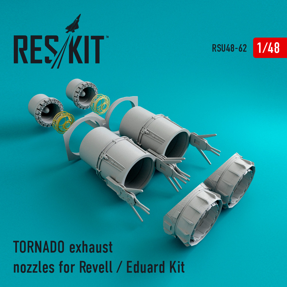 TORNADO exhaust nozzles for Revell / Eduard Kit  1/48 ResKit RSU48-0062