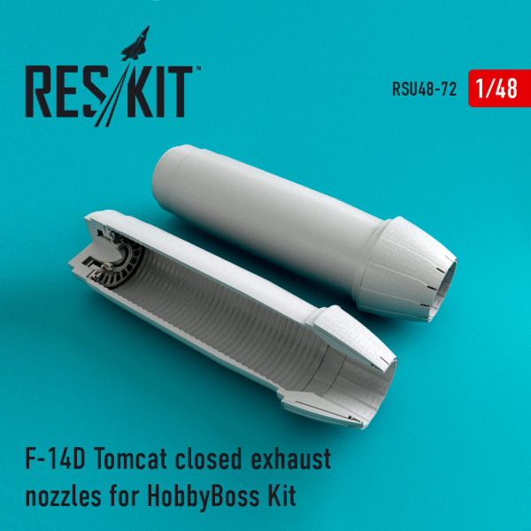 Випускні форсунки для F-14D Tomcat закриті для HobbyBoss Kit 1/48 ResKit RSU48-0072
