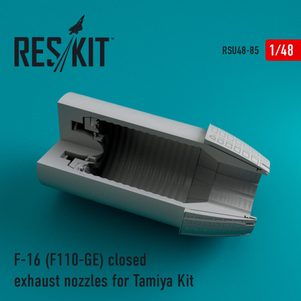 Випускні форсунки для F-16 (F110-GE) закриті для Tamiya Kit 1/48 ResKit RSU48-0085
