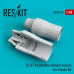  Su-57 - exhaust nozzles (fly position) for  Zvezda Kit 1/48 ResKit RSU48-0132