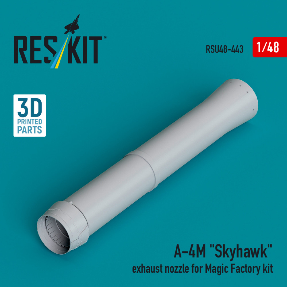 A-4M "Skyhawk" exhaust nozzle for Magic Factory kit (3D Printed) 1/48 ResKit RSU48-0443