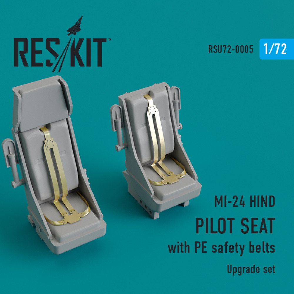 Крісло пілота з ременями безпеки для Мі-24 1/72 ResKit RSU72-0005
