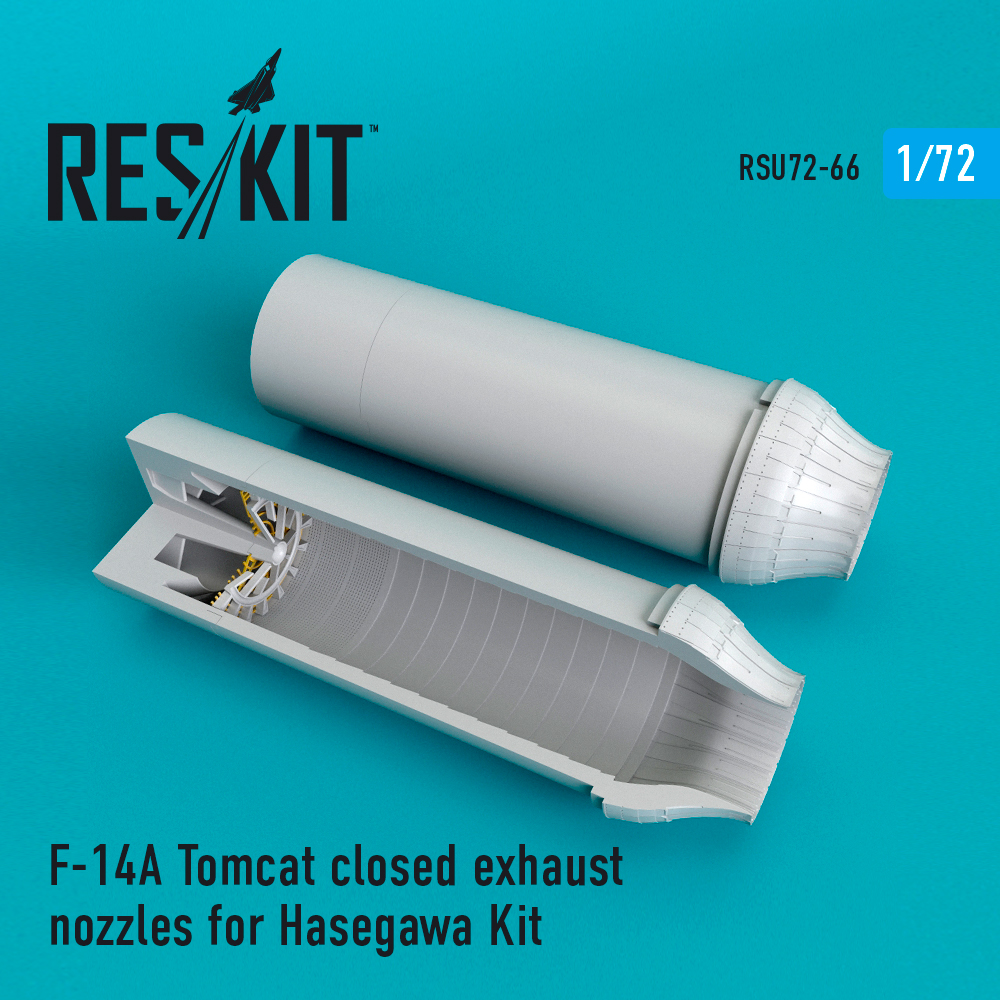 Вихлопні форсунки для F-14A Tomcat закриті для Hasegawa Kit 1/72 ResKit RSU72-0066