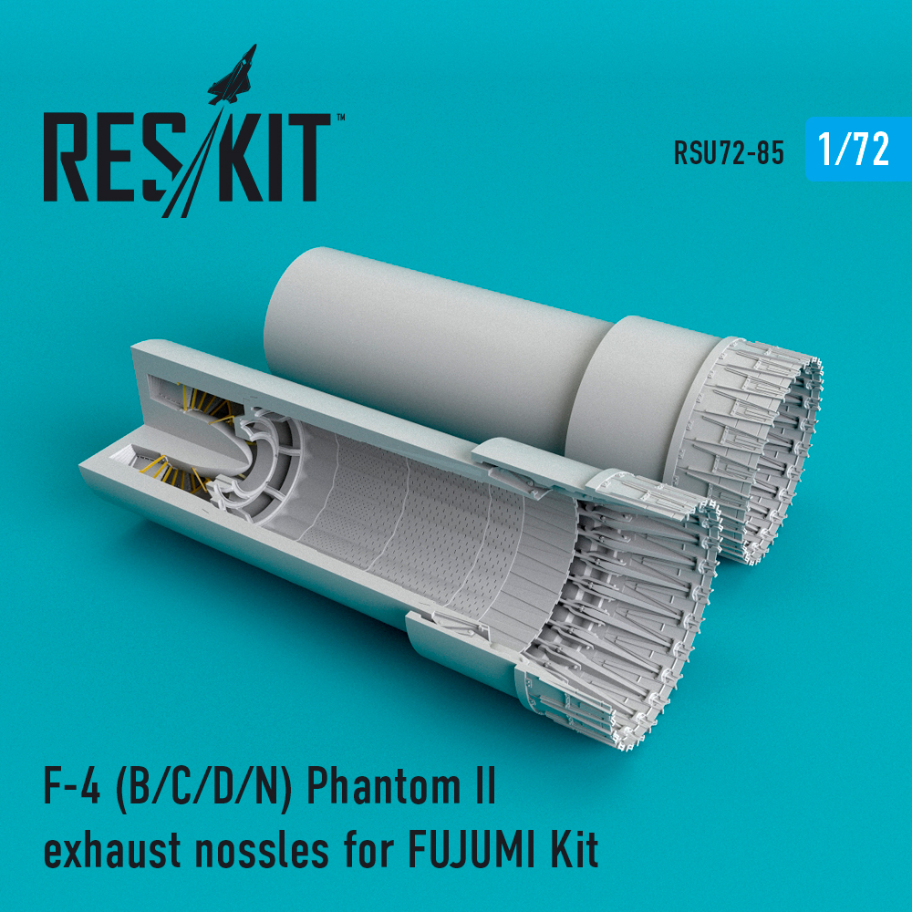 Вихлопні форсунки для F-4 Phantom II (B/C/D/N) для FUJUMI Kit 1/72 ResKit RSU72-0085