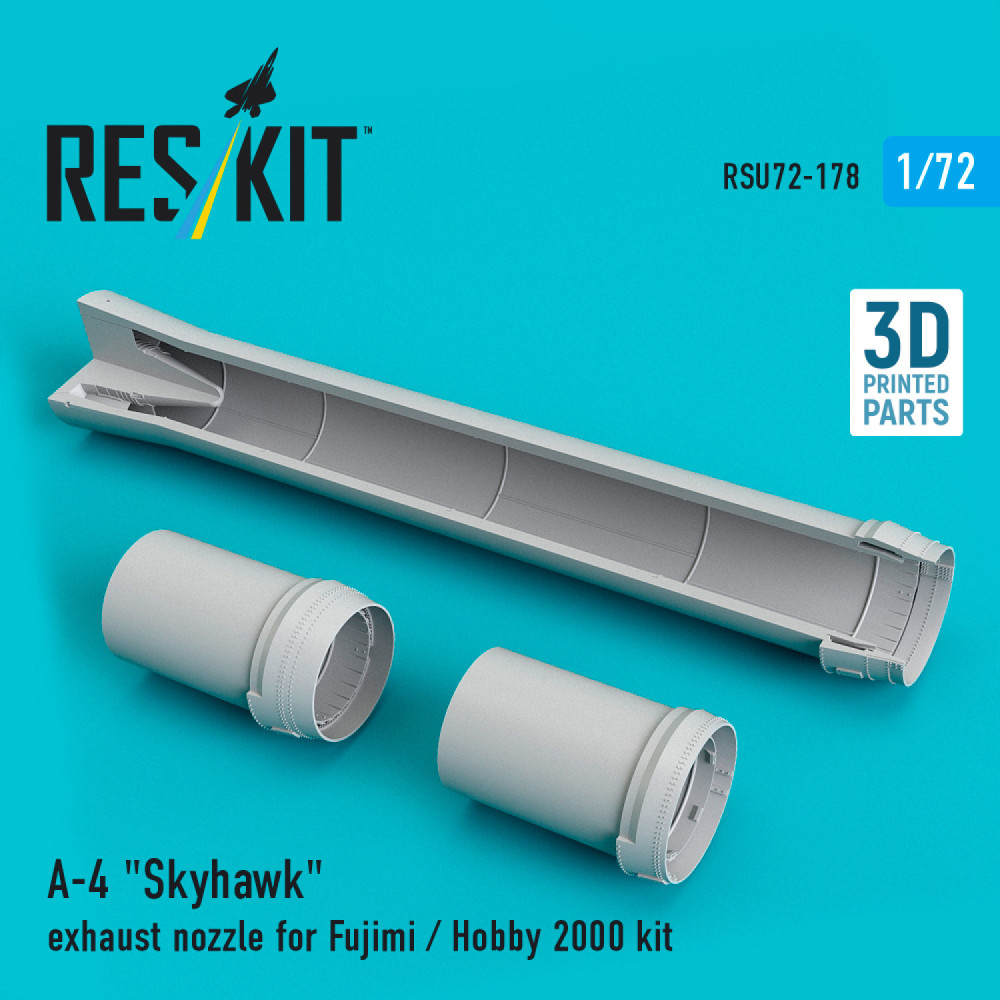 Вихлопні сопла A-4 "Skyhawk" для комплекту Fujimi / Hobby 2000 1/72 ResKit RSU72-0178