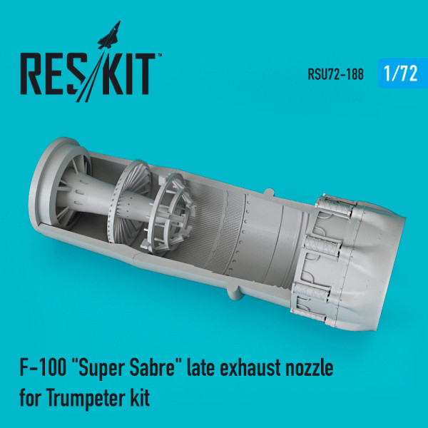 F-100 "Super Sabre" пізнє вихлопне сопло для комплекту Trumpeter  1/72 ResKit RSU72-0188