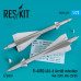 Ракети Р-40РД (AA-6 Acrid) (2 шт.) (МіГ-25ПД, МіГ-25ПДС) (3D друк) 1/72 ResKit RS72-0413