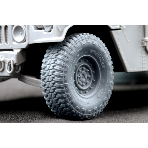 HMMWV MT/R 12-bolt Ordinary wheel set "ICM" (3D Print) 1/35 ScaleX WM 35002