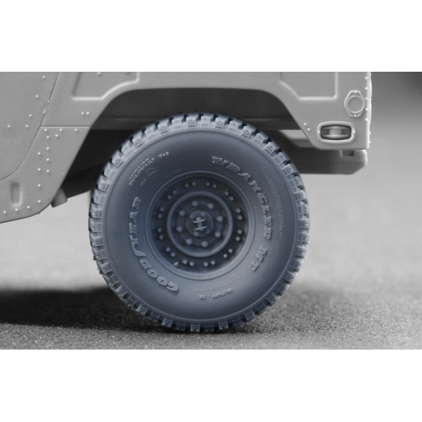 HMMWV MT 24-bolt Ordinary wheel set "ICM, Academy" (3D Print) 1/35 ScaleX WM 35003