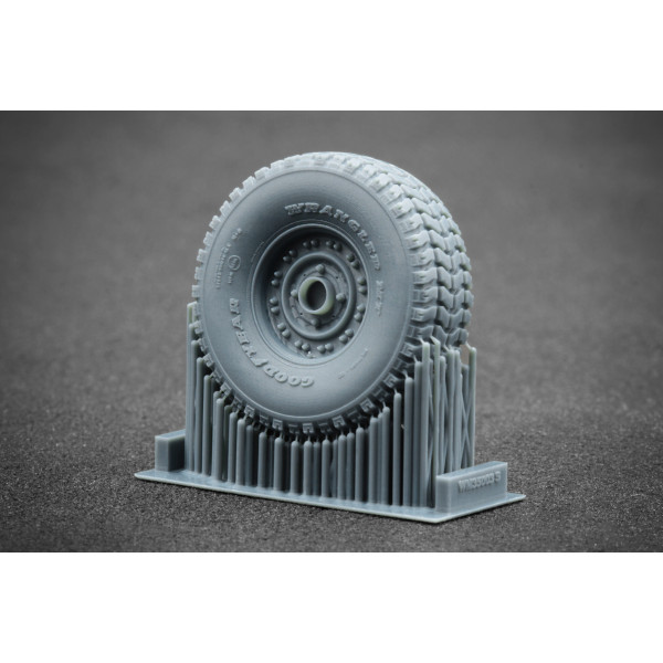 HMMWV MT 24-bolt Ordinary wheel set "ICM, Academy" (3D Print) 1/35 ScaleX WM 35003