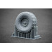 HMMWV MT 24-bolt Sagged wheel set  "ICM, Academy" (3D Print) 1/35 ScaleX WM 35003S