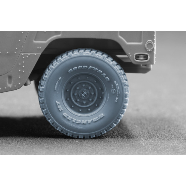 HMMWV MT 12-bolt Ordinary wheel set "ICM, Academy" (3D Print) 1/35 ScaleX WM 35004