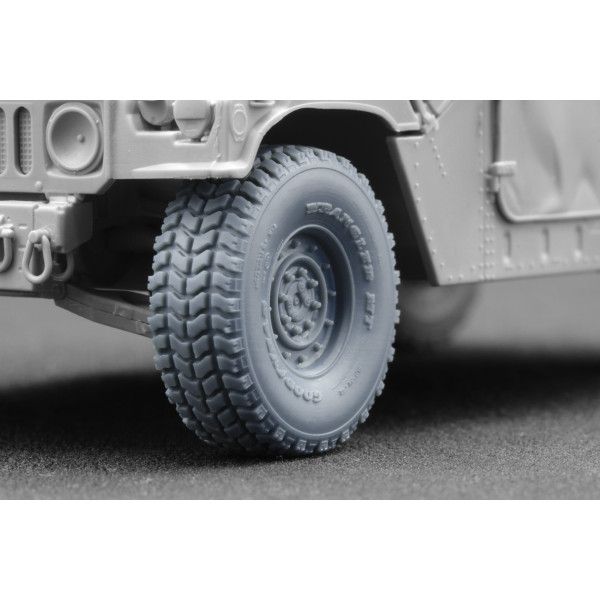 HMMWV MT 12-bolt Ordinary wheel set "ICM, Academy" (3D Print) 1/35 ScaleX WM 35004