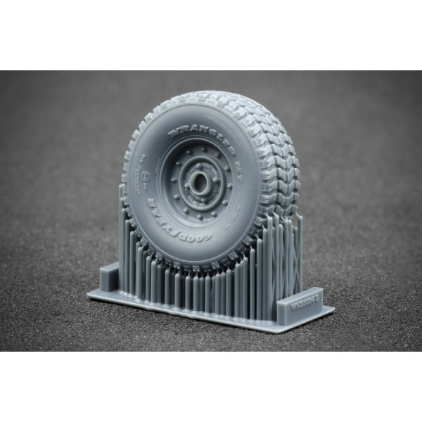 HMMWV MT 12-bolt Sagged  wheel set "ICM, Academy" (3D Print) 1/35 ScaleX WM 35004S