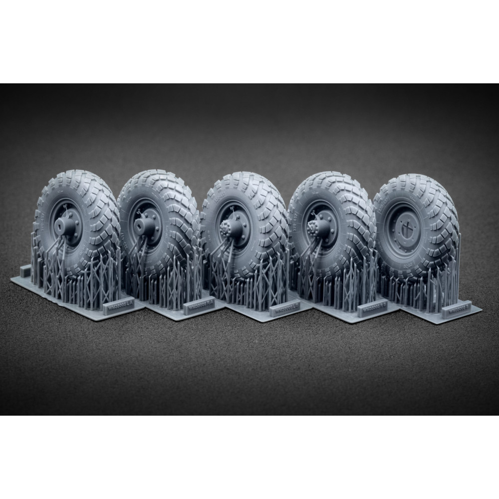 GAZ-66 Wheel Set "Trumpeter" (3D Print) 1/35 ScaleX WM 35005