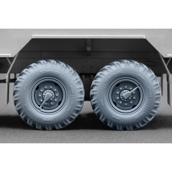  Kamaz 4310 Ordinary wheel set "Trumpeter" (3D Print) 1/35 ScaleX WM 35009