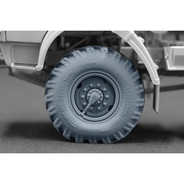  Kamaz 4310 Sagged wheel set "Trumpeter" (3D Print) 1/35 ScaleX WM 35009S