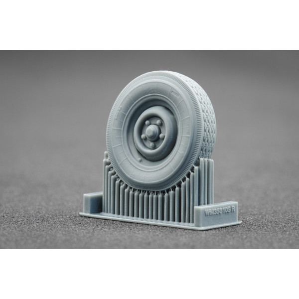 ZU 23-2 Ordinary and Sagged wheel set "Trumpeter" (3D Print) 1/35 ScaleX WM 35010C