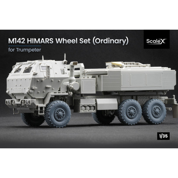 HIMARS V1- Ordinary wheel set "Trumpeter" (3D Print) 1/35 ScaleX WM 35011
