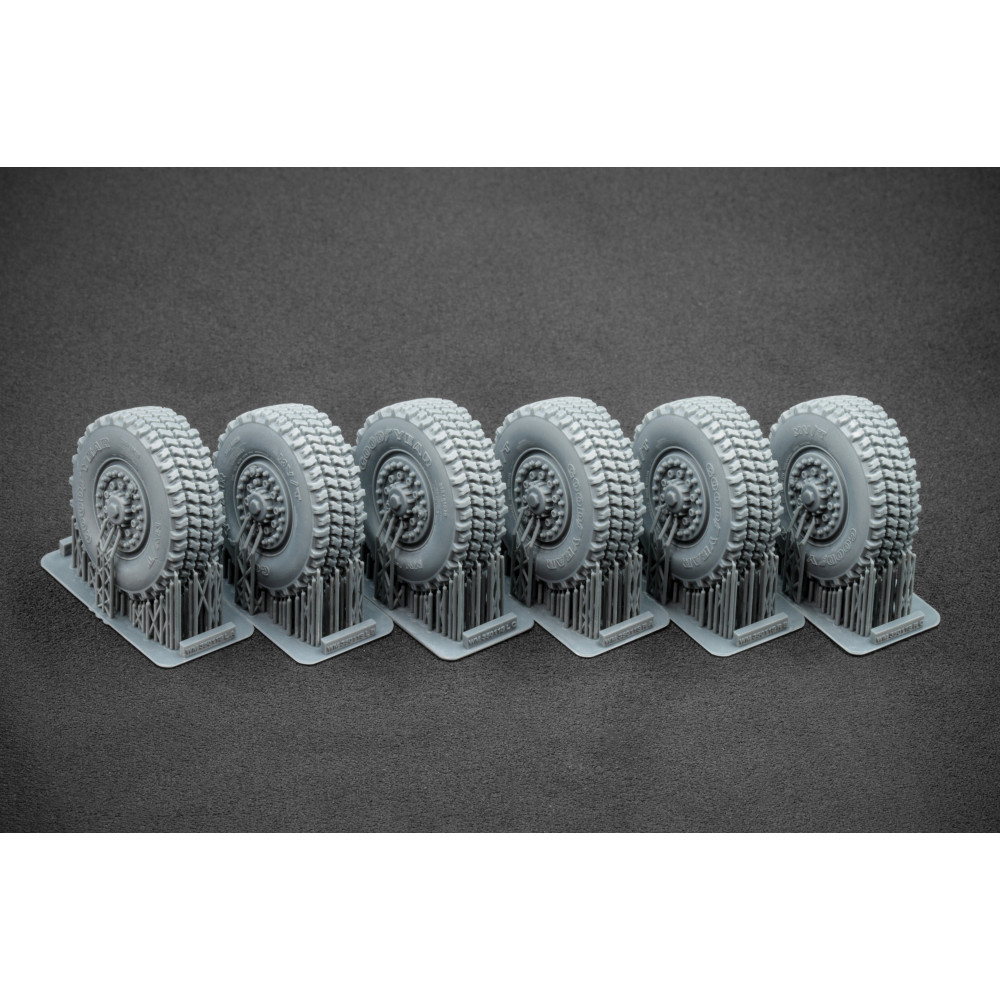 HIMARS V1- Sagged wheel set  "Trumpeter" (3D Print) 1/35 ScaleX WM 35011S