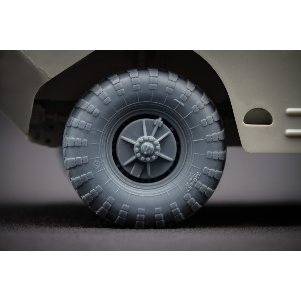 BRDM 2 Wheel Set "Trumpeter" (3D Print) 1/35 ScaleX WM 35013