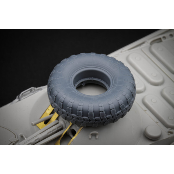 BRDM 2 Wheel Set "Trumpeter" (3D Print) 1/35 ScaleX WM 35013