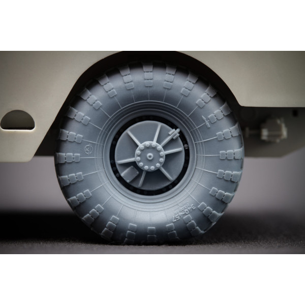 BRDM 2 Sagged wheel set  "Trumpeter" (3D Print) 1/35 ScaleX WM 35013S