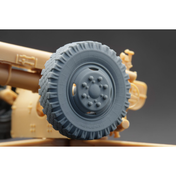 D-30 Ordinary and Sagged wheel set "Trumpeter" (3D Print) 1/35 ScaleX WM 35014C