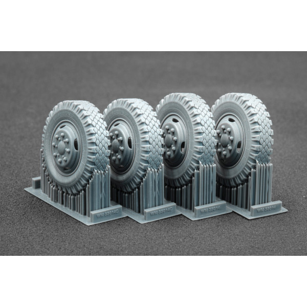 D-30 Ordinary and Sagged wheel set "Trumpeter" (3D Print) 1/35 ScaleX WM 35014C