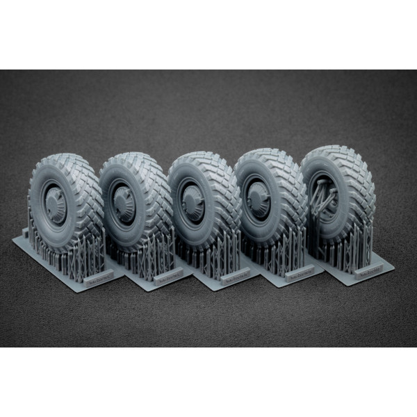 GAZ Tiger V2 Wheel Set (with shield) "Meng" (3D Print) 1/35 ScaleX WM 35016