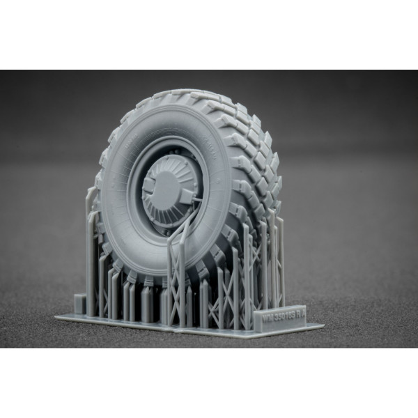 GAZ Tiger V2 Sagged wheel set (with shield) "Meng" (3D Print) 1/35 ScaleX WM 35016S