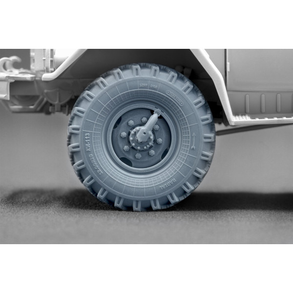 ZIL 131 Ordinary wheel set "Trumpeter" (3D Print) 1/35 ScaleX WM 35018