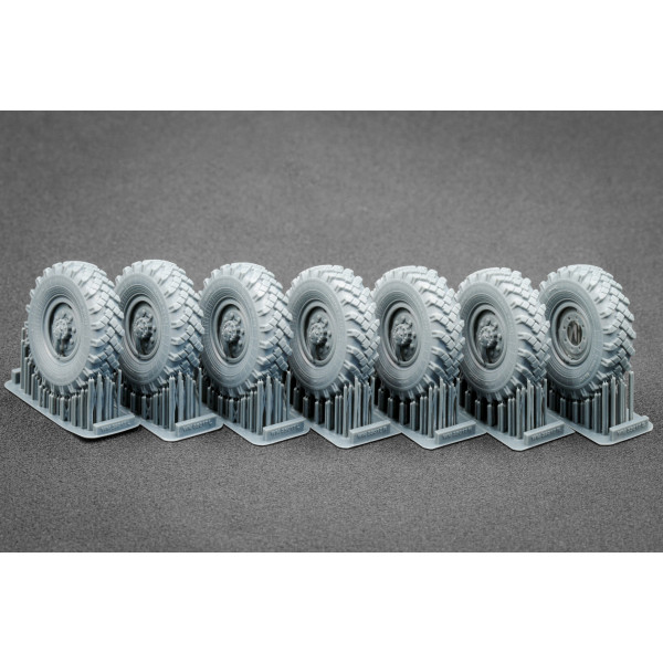 ZIL 131 Ordinary wheel set "Trumpeter" (3D Print) 1/35 ScaleX WM 35018