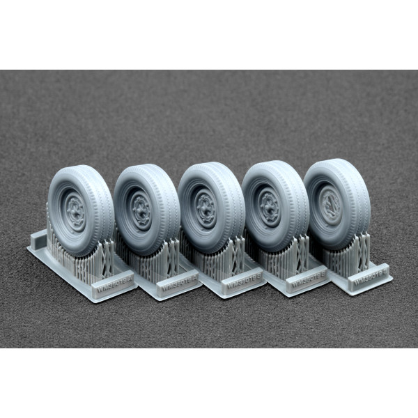 CARGO TRUCK T2 Ordinary wheel set "Ak-interactive" (3D Print) 1/35 ScaleX WM 35019