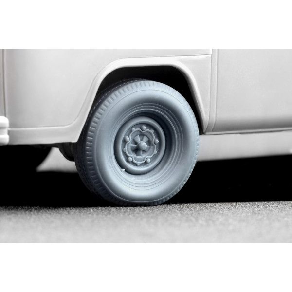 CARGO TRUCK T2 Sagged wheel set "Ak-interactive" (3D Print) 1/35 ScaleX WM 35019S